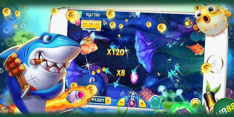 Bắn cá HB88 sảnh game hot năm 2024 